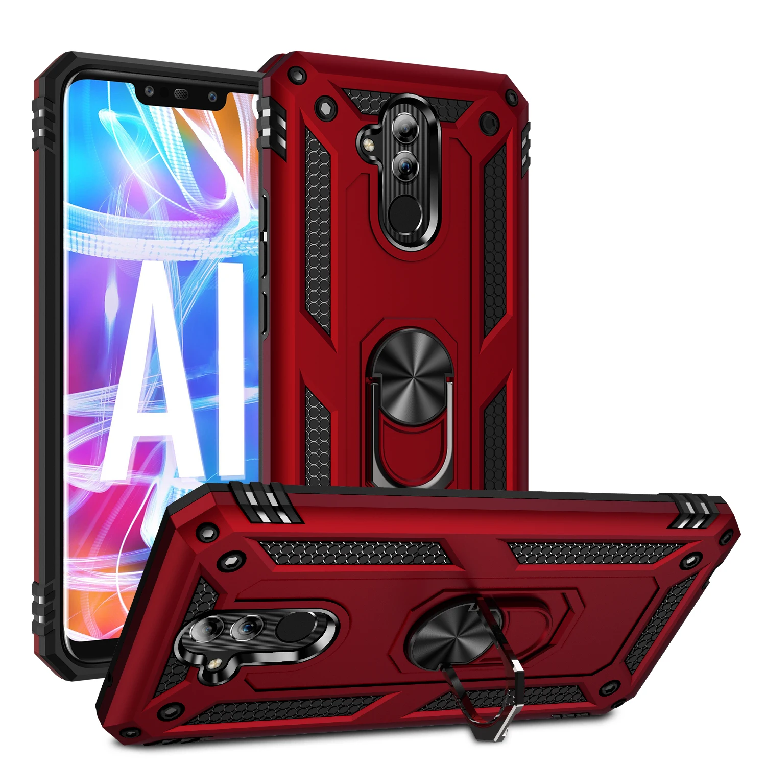 Military Grade Drop Proof Protection Cover With Kickstand For Huawei Mate20 Mate30 X Lite Pro Nova 8 8i 9 9SE Cover