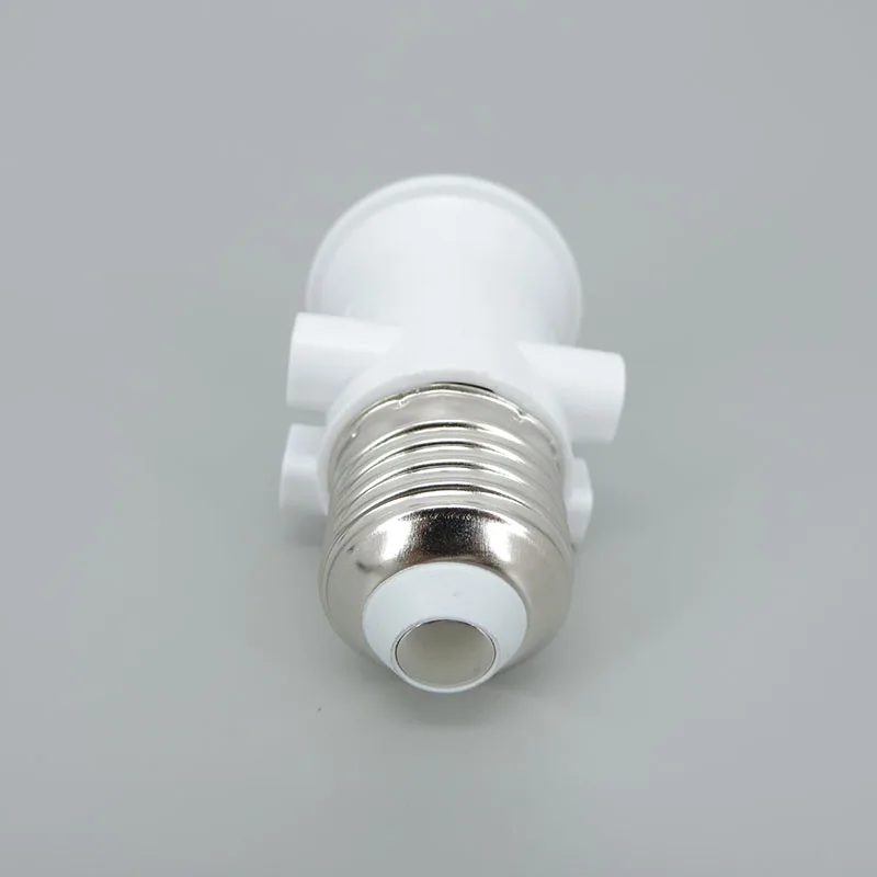 AC 110V 240V 4A E27 Power LED Bulb Lamp Base Socket to EU Plug Adapter Lighting Light Holder Connector Screw Conversion plug