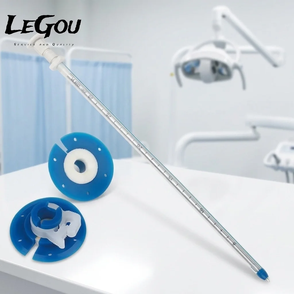 LeGou Professional  YUNJIU Disposable PVC Chest Drainage Catheter with Trocar 16fr 20fr 28fr 34fr CE Certified Class II