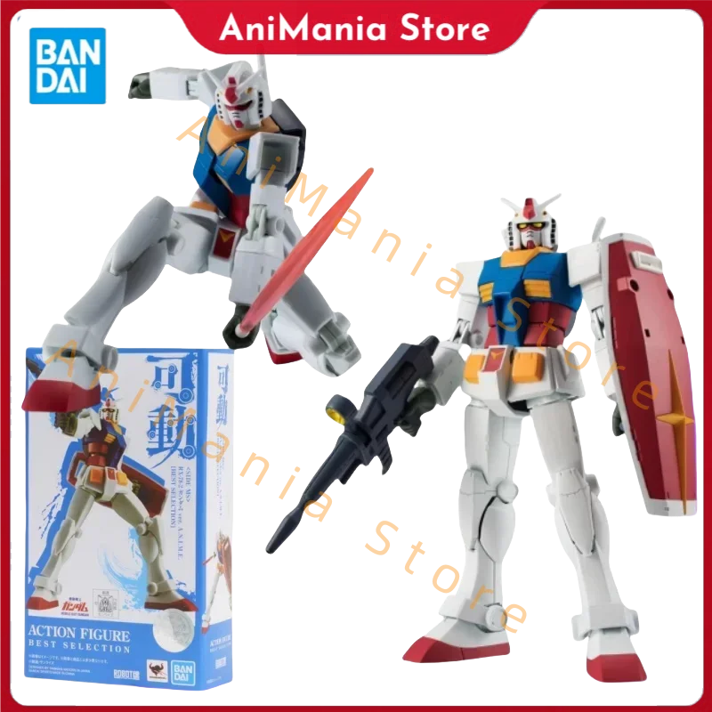 

Bandai in Stock Original Robot Soul RX-78-2GUNDAM Ver. A.N.I.M.E[BEST SELECTION]Anime Action Figures Toy Collectible Model Gifts