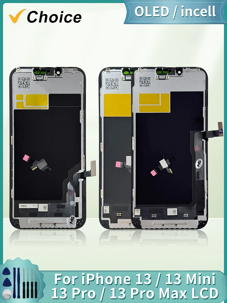 OLED für iPhone 13 Pro Display 13 LCD Face ID Bildschirm Ersatzteile True Tone für iPhone 13 Pro Max LCD InCell 13Mini Display