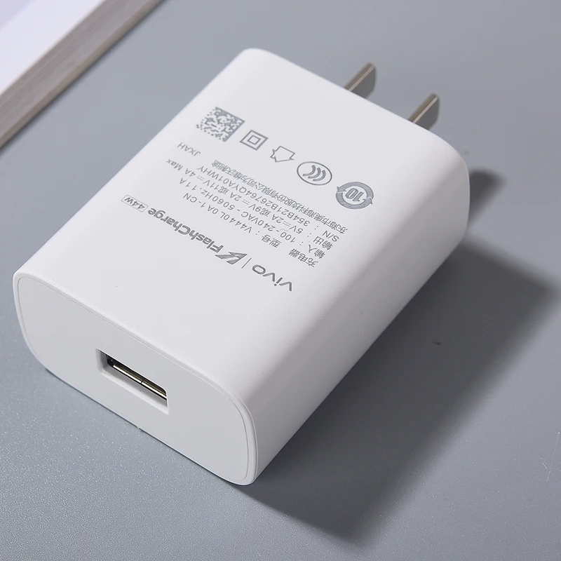 For Original 44W Vivo Fast Charger EU/US Flashcharge 2.0 TypeC Cable For X70 X60 S12 S10 Pro T1 IQOO Neo 5 855 Z5X Z6 Z5