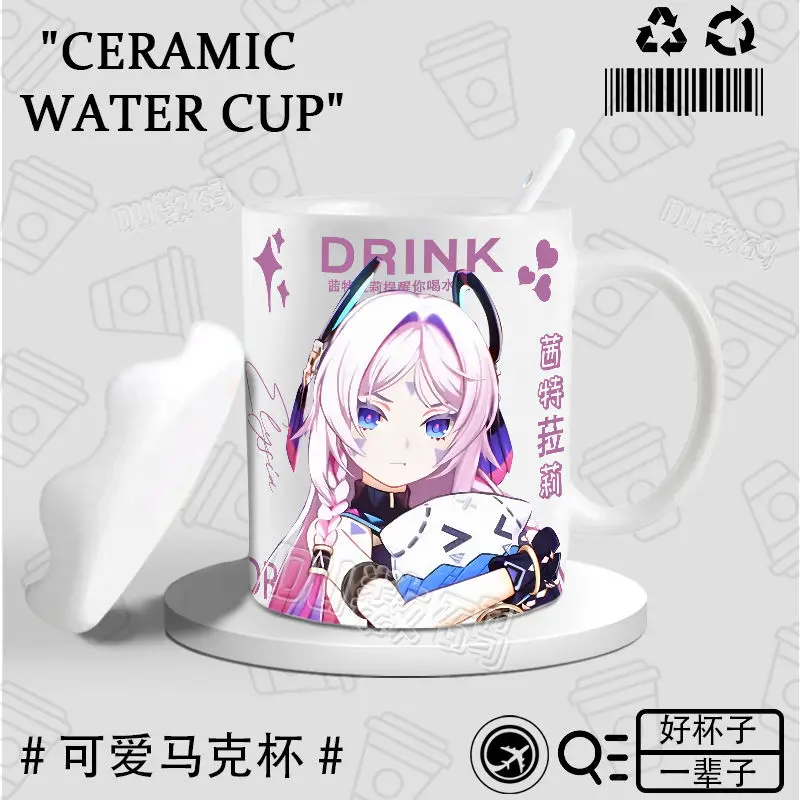 Genshin Impact Citlali Thema Mode Cartoon Keramik Kaffeetasse Tasse Cosplay Wassertasse Niedliches Studenten-Geburtstagsgeschenk