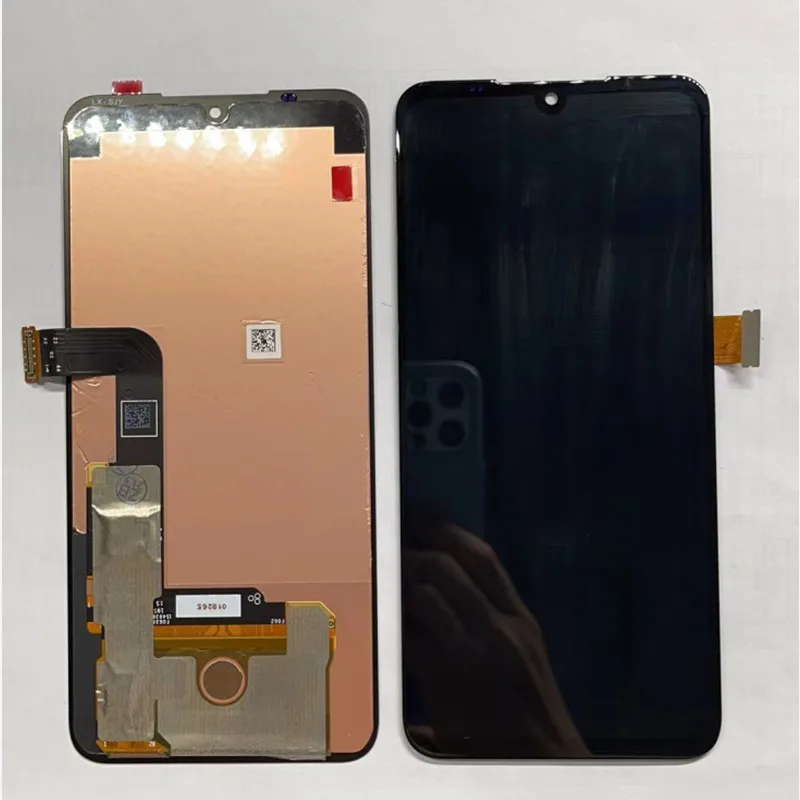 Tested AMOLED LCD Screen For LG G8X G V50S ThinQ LCD Display With Frame Touch Screen Digitizer For LG G8X LCD Replacement