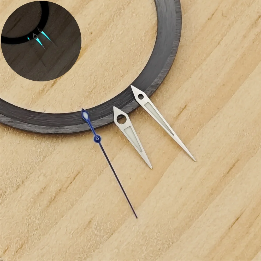 ตัวชี้ NH35น้ำผีสีฟ้าสีเขียวส่องสว่างตัวชี้2824ของนาฬิกาดำน้ำ2836สวิตเซอร์แลนด์เพลากลางของโรงงาน C