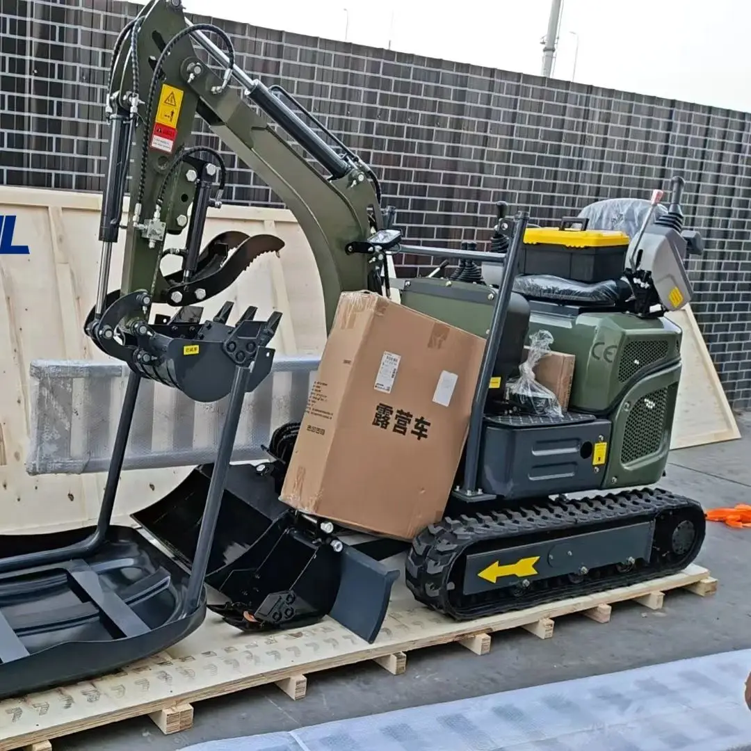 送料無料 EPA クボタエンジン搭載掘削機、家庭用小型掘削機、1トン 1.2トン機械価格 リッパミニ掘削機