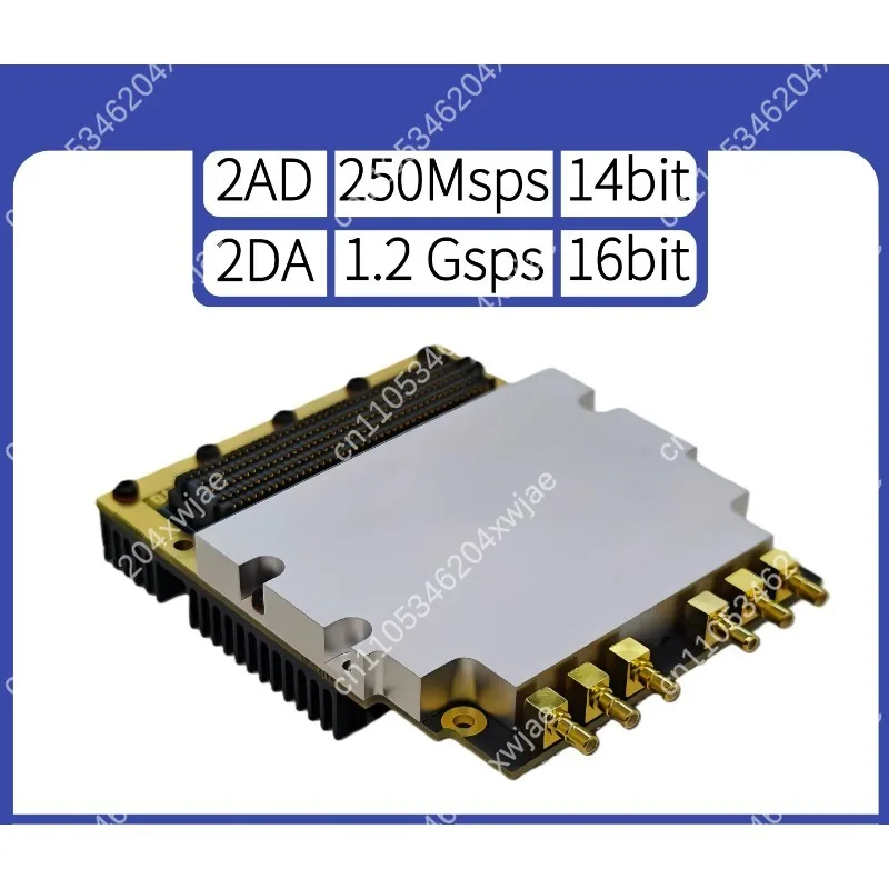 Professional High-Speed Data Acquisition Card 250M ADC 1.2G DAC, AD9643 and AD9122 FMC Module for Waveform Generation