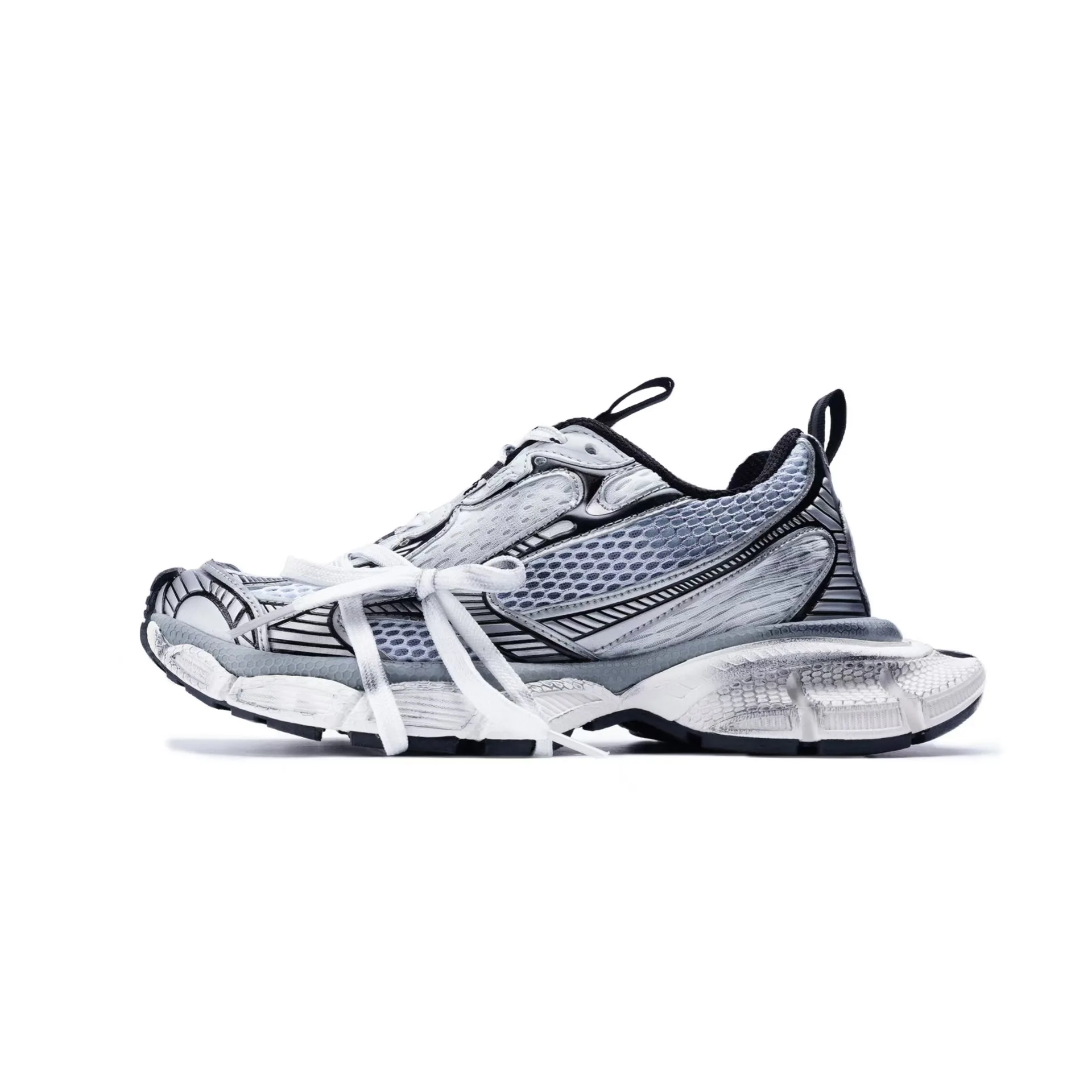 

Old dad shoes men's and women's polish 2025 thick-soled heightening mesh sneakers