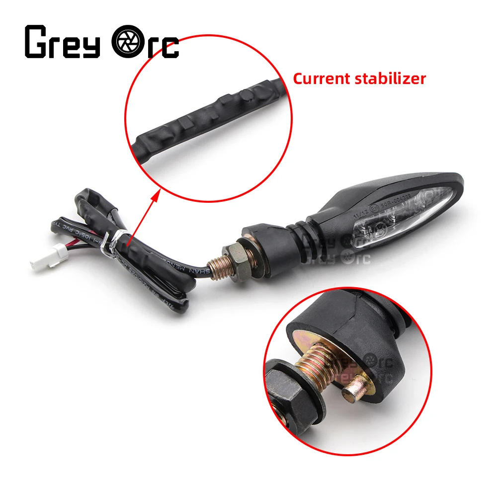 For KTM Duke 125 200 250 390 690 790 RC125 RC200 RC390 SMC/SMC R Motorcycle Turn Signal Indicator Flashing Light view 5