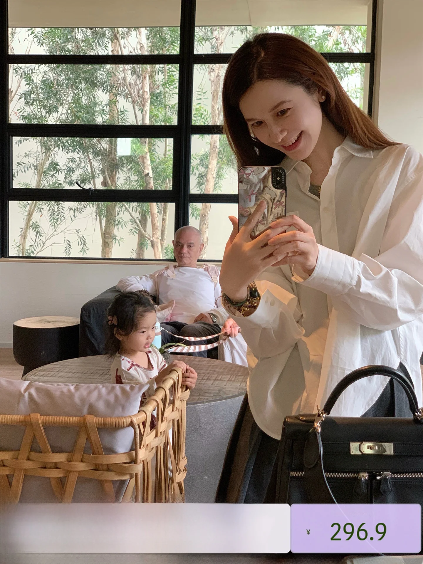 

the Vever Zhang Da GOTS Organic Cotton Turtle Ba Silhouette 3D High Slit Slightly Wrinkled Bone Commute irt Women's Fas...