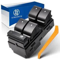 Front Left Power Window Switch for Chevy Silverado GMC Sierra Traverse HHR Yukon Buick Replaces 25789692 20945129 25951963