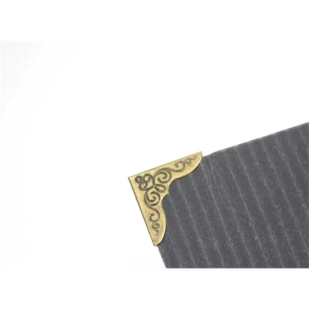 200 Buah Sudut Foto DIY, Pelindung Papan K Poster Logam, Sudut Pelindung Buku dan Kartu