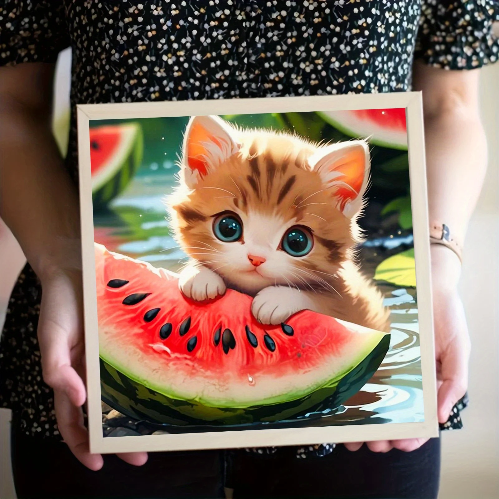 Zestaw do malowania diamentowe – Embroidery Cat recenzja i cena