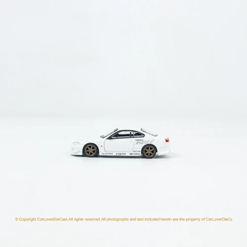 Tarmac Works 1:64 Silvia S15 White Metallic Model Car