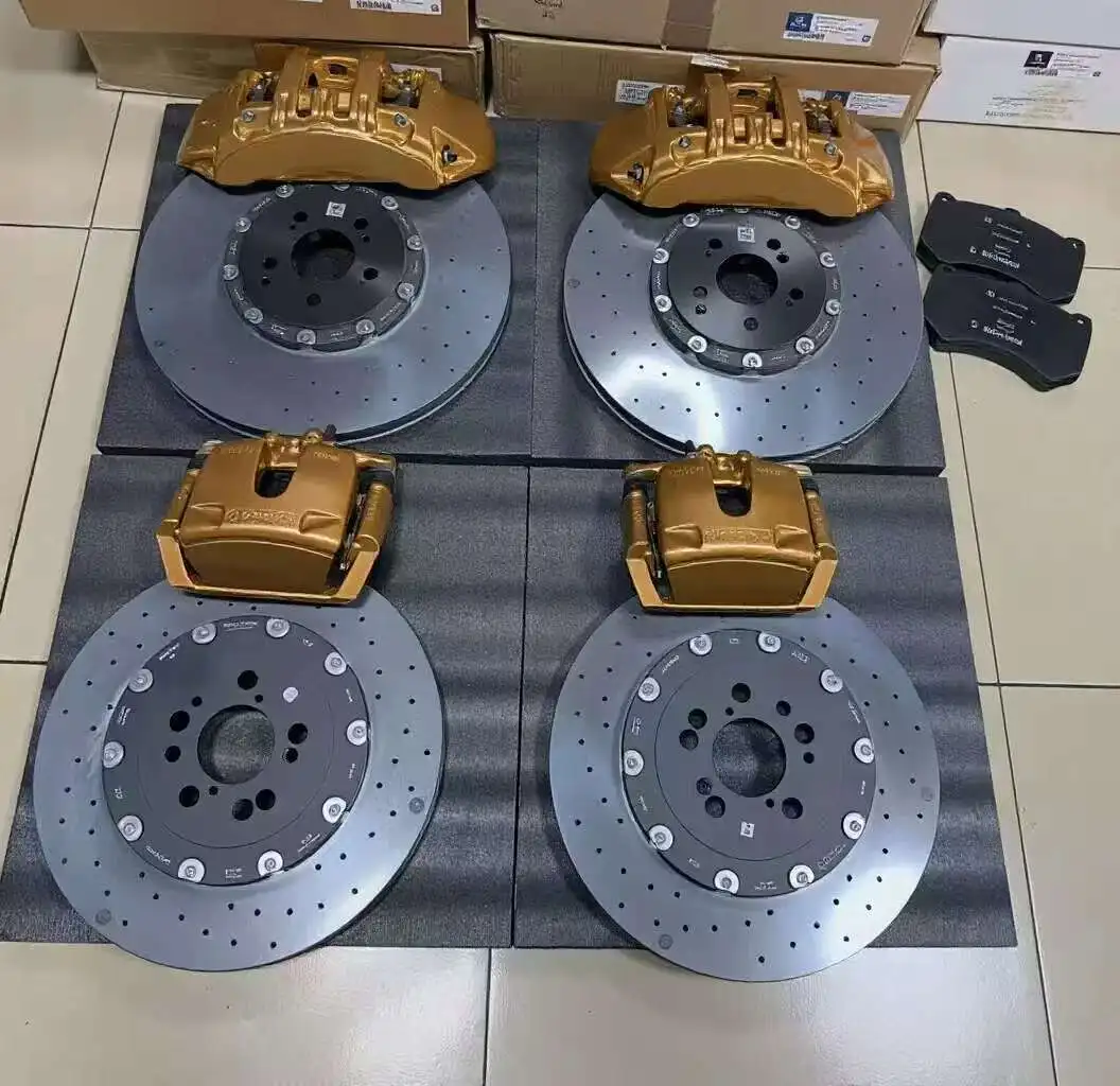 New Ceramic Disc Braking System Front 6 Piston & Rear 1 Piston Calipers for A45/C63/E63/S63/G63/G55 222Series