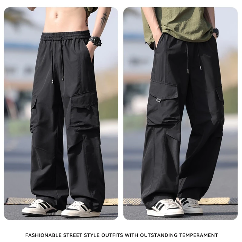 American Hip Hop Joggers Cargo - Jogger Sweatpants Men บทวิจารณ์และราคา