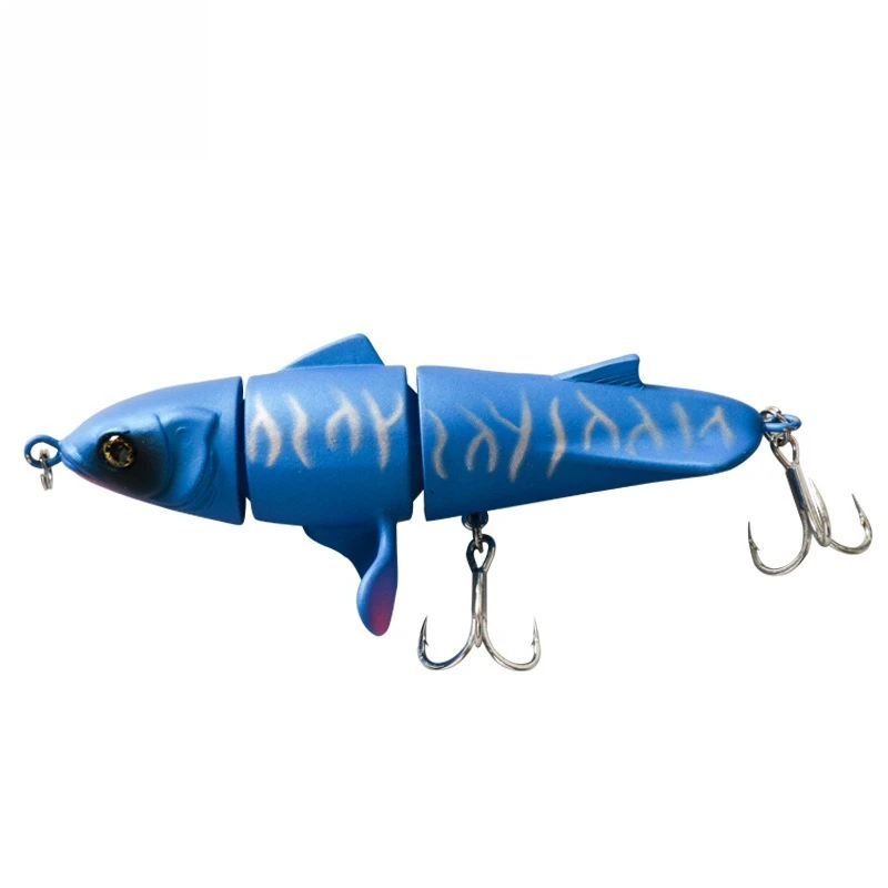

1pcs 11cm 24g New three section propeller water surface tractor Topwater Whopper Artificial Bait Hard Fishing Lure