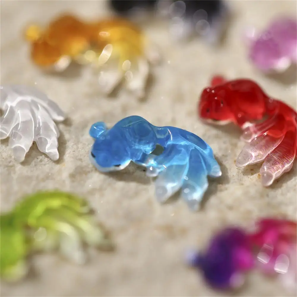 ذيل السمكة ديكور أظافر شفاف ، رسم ثلاثي الأبعاد ، أظافر ذهبية ، جيلي ، جمال ذاتي الصنع