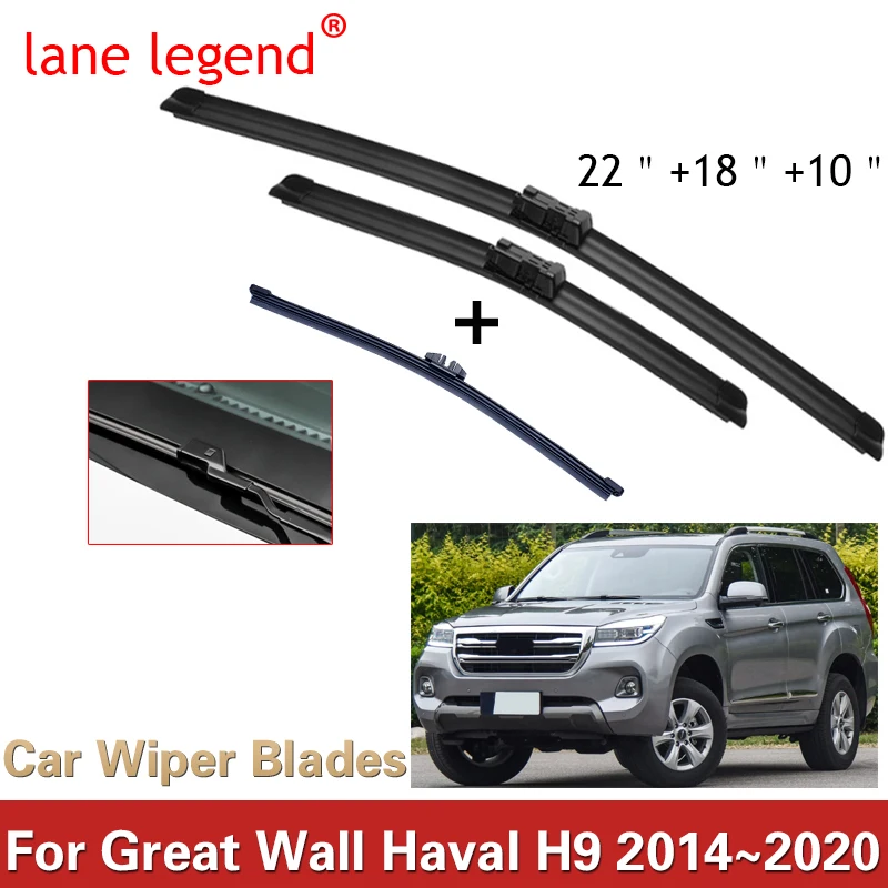 

Car Front Rear Wiper Blade For Great Wall Haval H9 2014~2020 Windscreen Windshield Accessories Window 2019 2018 2017 2016 2015