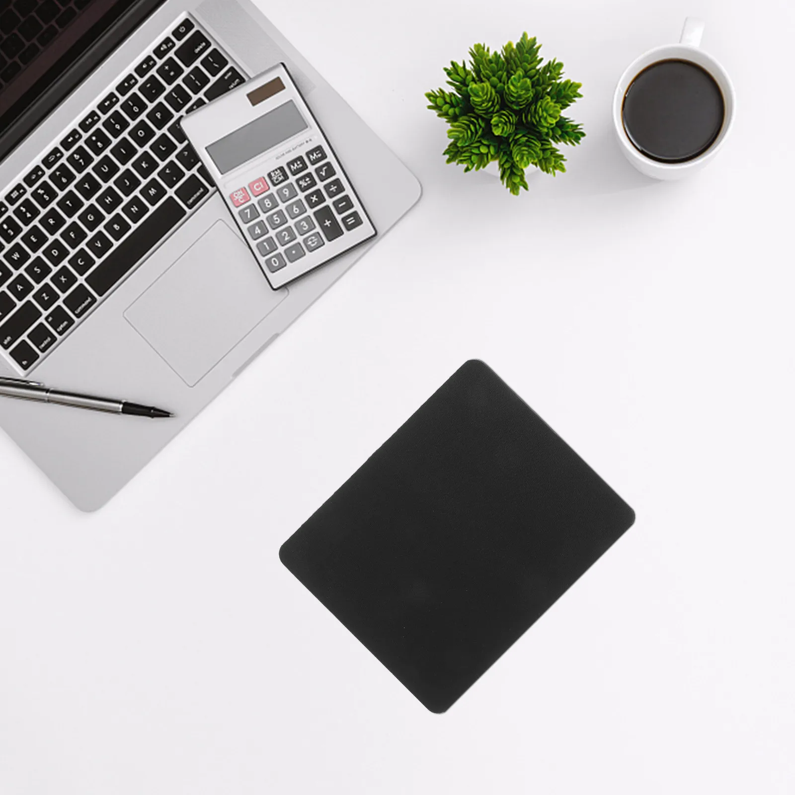 

Mouse Pad Black Non-Slip Rubber Mousepad Ergonomic Design Smooth Tracking Comfortable Feel Easy Clean Travel Laptop