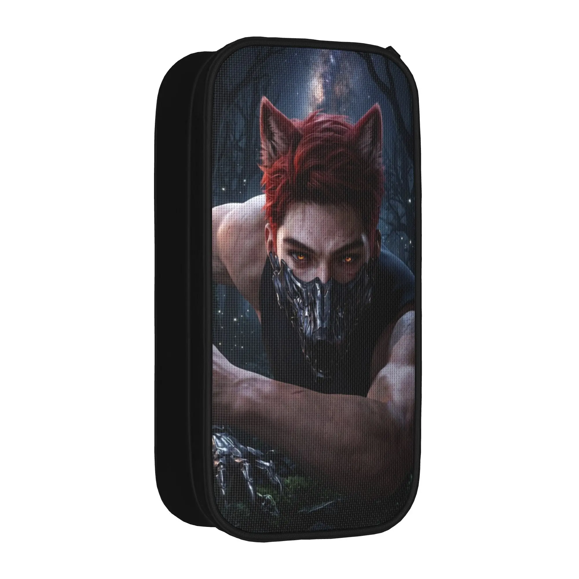 Love and Deepspace Valko Pencil Cases Creative   Pen Box Bags Student Large Storage Students School Gifts Pencil Box