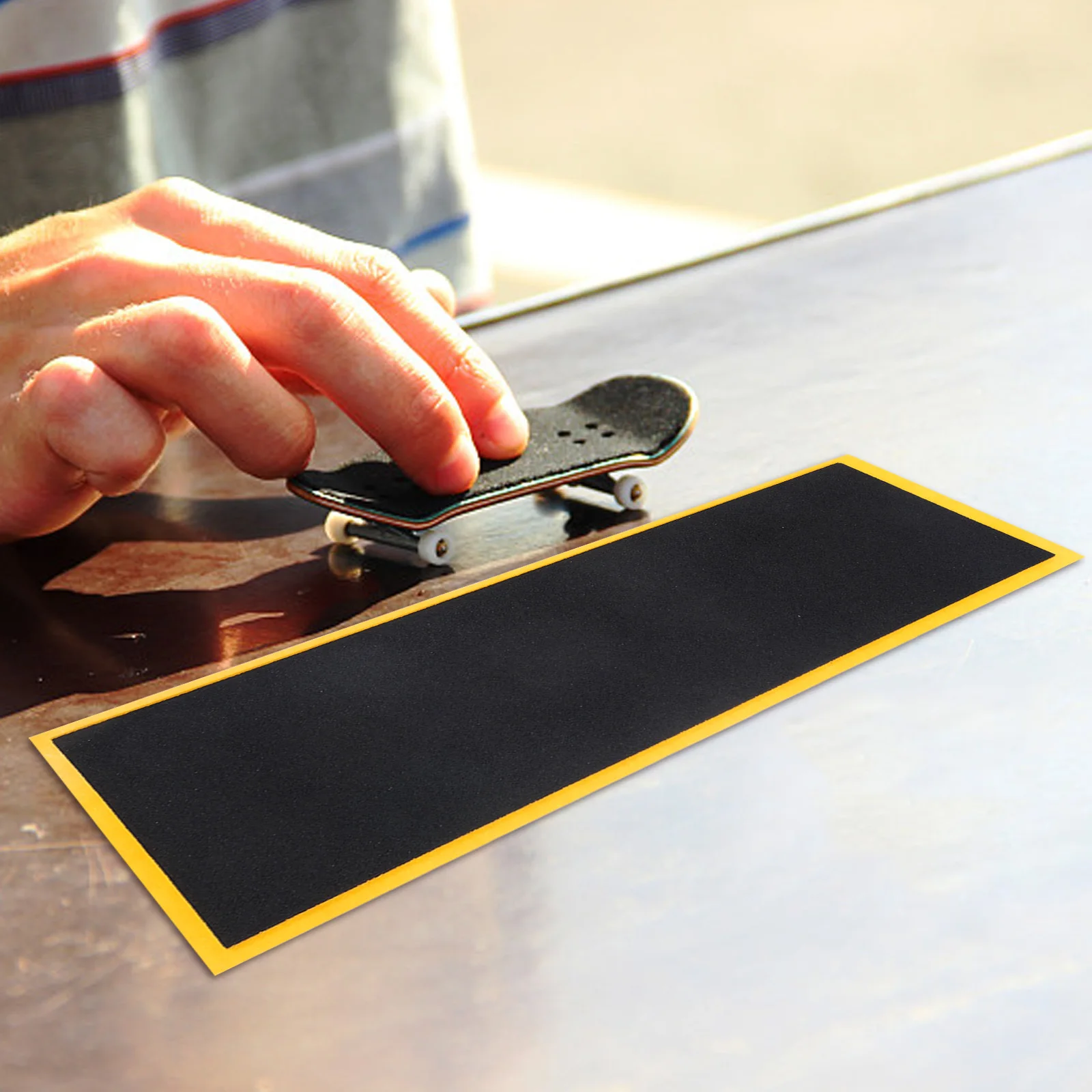 10 قطعة شريط لحام لوحة الأصابع ملصقات رغوة غير قابلة للانزلاق عالية المرونة لينة حصيرة لإصبع لوح التزلج استبدال لوازم غرامة