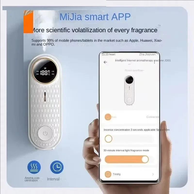 NEW Zai Xiao Intelligent App Aromatherapy Machine Humidifier Bedroom Fresh Air Toilet Deodorization Fragrance and Fragrance Room