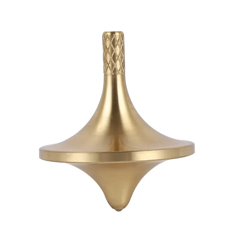 Inception Space Metal Brass Spinning Top alivio del estrés juguetes giroscópicos creativos de escritorio, Spinner pequeño Fidget para adultos