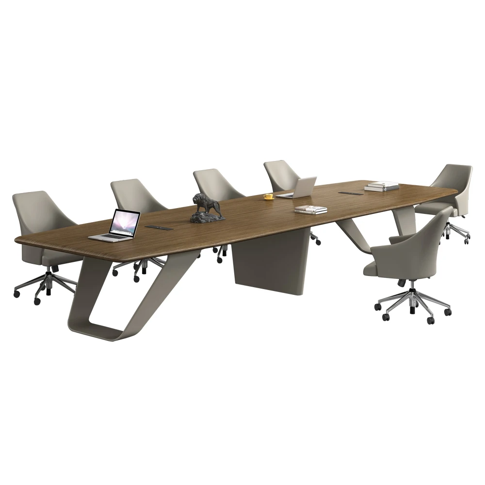 Luxury Office Furniture 10 Person Wooden Meeting Desk Office Conference Table Office Table Small Meeting Table