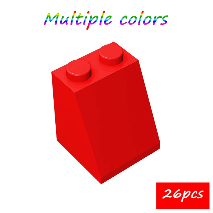 MOC 26PCS 3678 Slope 65 2x2 Building Block Kit High-Tech With Bottom Tube Bricks Educational Particle Toy Children Birthday Gift