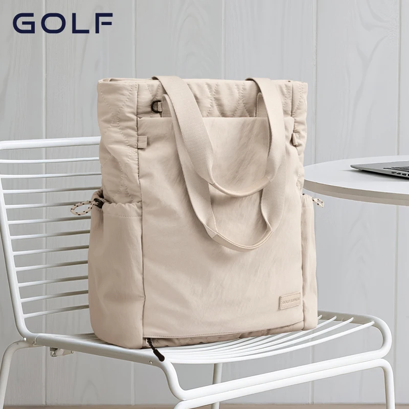 

GOLF Women Backpack Casual Large Capacity Anti-theft Tote Shoulder Bag Waterproof Commuting Handbag Solid Color