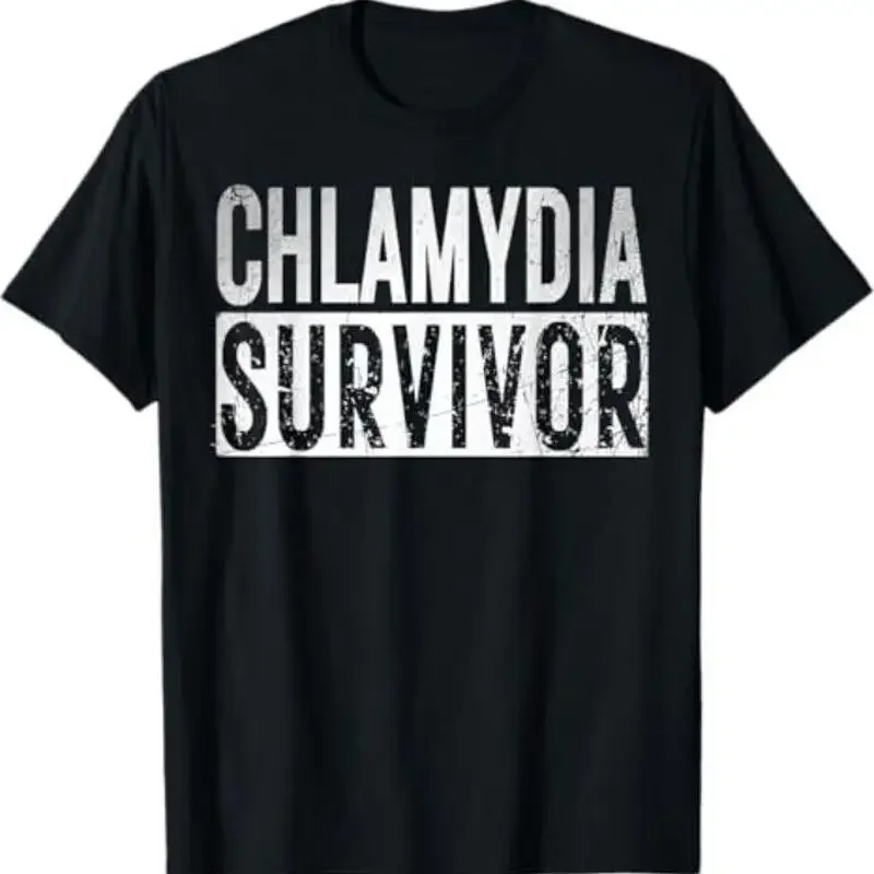 T-shirt humoristique pour adultes sur le thème de la chlamydia, style rétro, humoristique et inapproprié