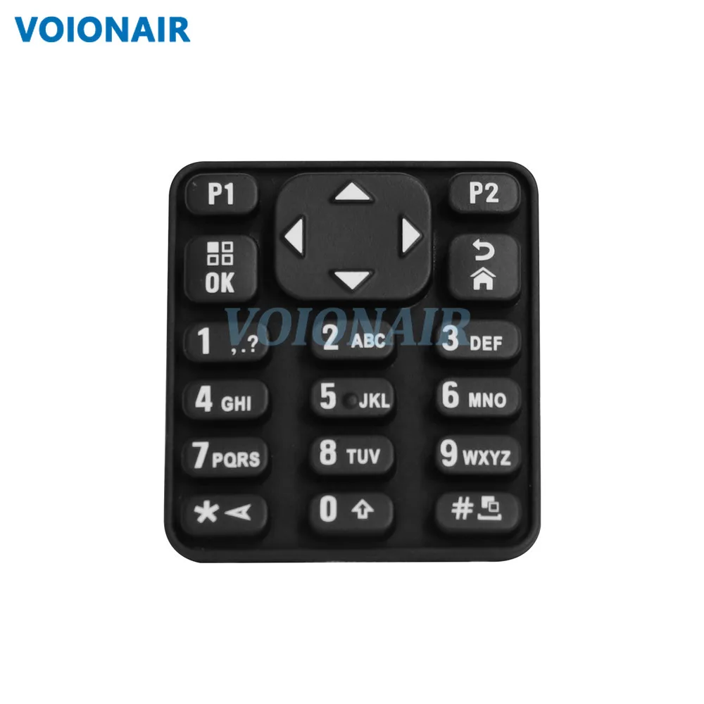 VOIONAIR 디지털 숫자 키패드 단추 고무 키보드, XiR P8668 P8660 GP338D DGP8550 DP4801 라디오 워키토키 액세서리