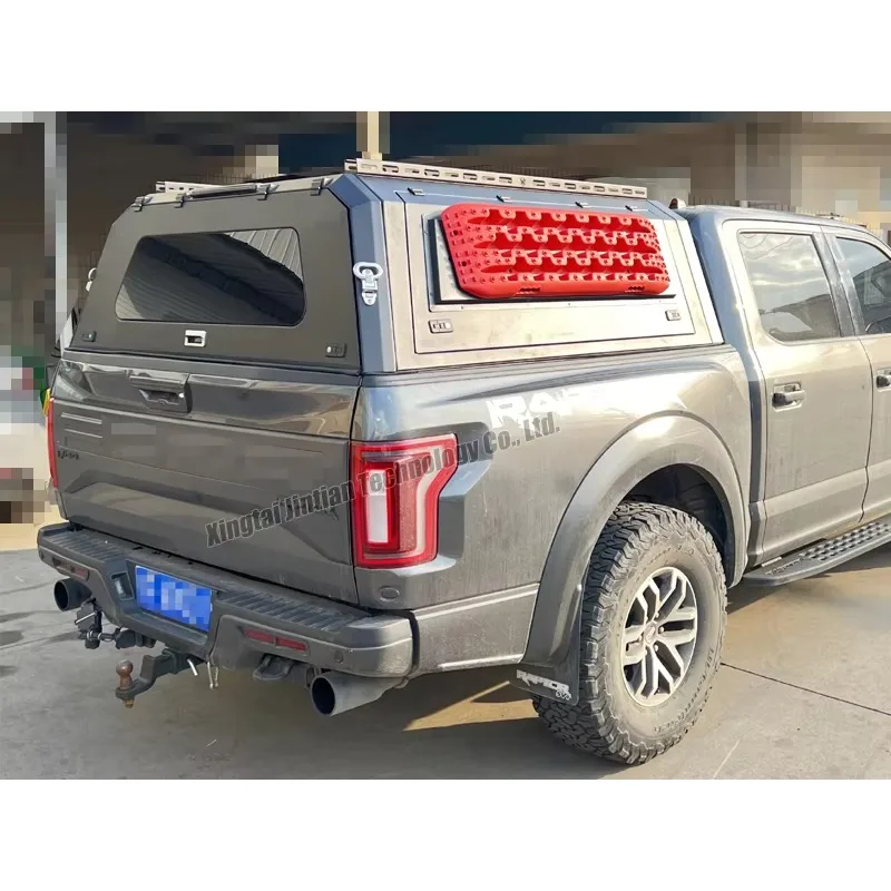 تعديل الملحقات الخارجية للسيارات شاحنة بيك اب المظلة شاحنة بيك اب القبعات العالية الصلبة تستخدم ل d F-150 F150 Rapto #6