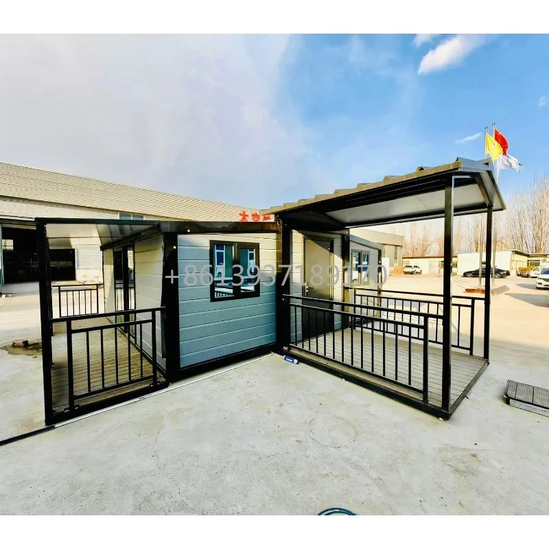 40 FT 3 Bedroom Foldable Expandable Container Prefab Home Tiny House with Toilet Kitchen Available in Different Sizes