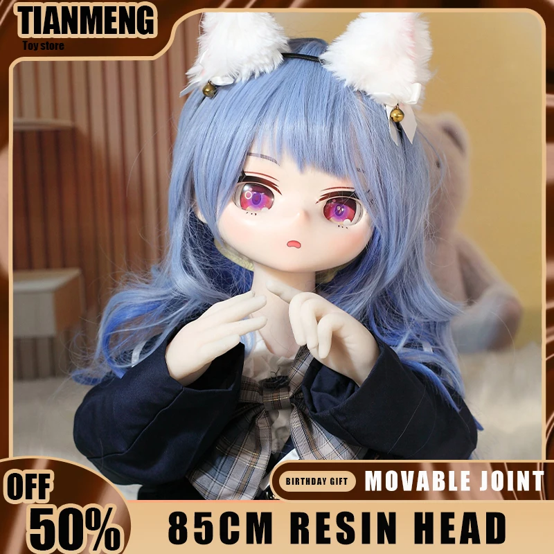 

RENHEYUOU 85CM-BJD аниме кукла мобильный гуманоид фиолетовые глаза мультяшная игрушка регулируемая коллекция экшн-кукла модель