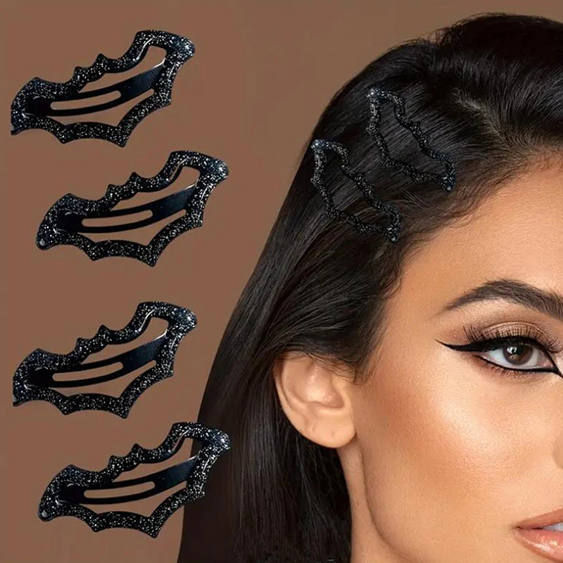 10-teiliges Fledermaus-Haarnadel-Set, mehrfarbig, niedliche Modeaccessoires für Frauen und Mädchen, Party-Haarstyling-Essentials, ideales Geschenk【AliS8】 – Detail 2