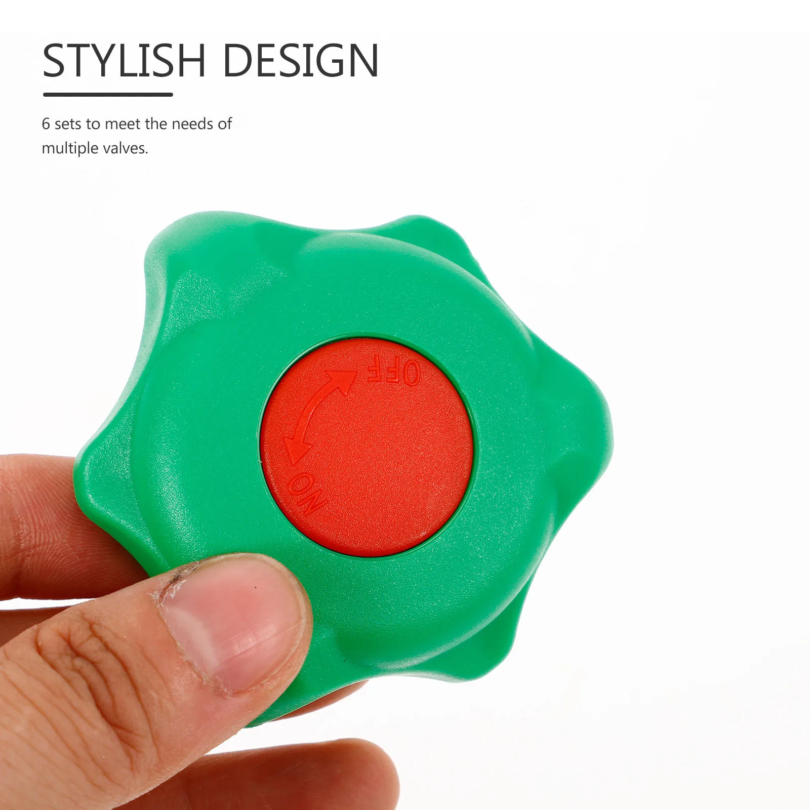 

6Pcs Plastic Hand Wheel Spigot Handle Shutoff Hose Valve Gate Replacement Outdoor Faucet Handle Shower Knob Replacement