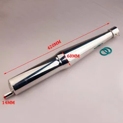 Gasoline Engine Universal Acceleration Batch With Muffler for 23-30cc Zenoah Stainless Steel Sxhaust Pipe Ship Model