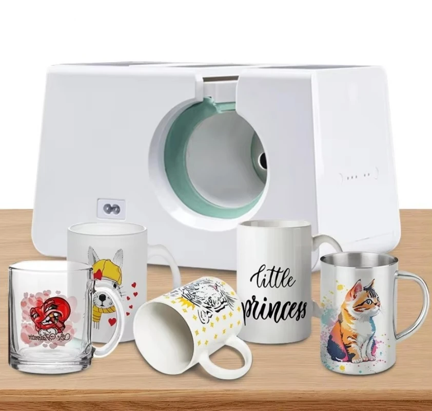 11oz Cup Sublimation Mug Heat Press Machine For 11oz Coffee Mug Logo Pattern  Heat Transfer Printing