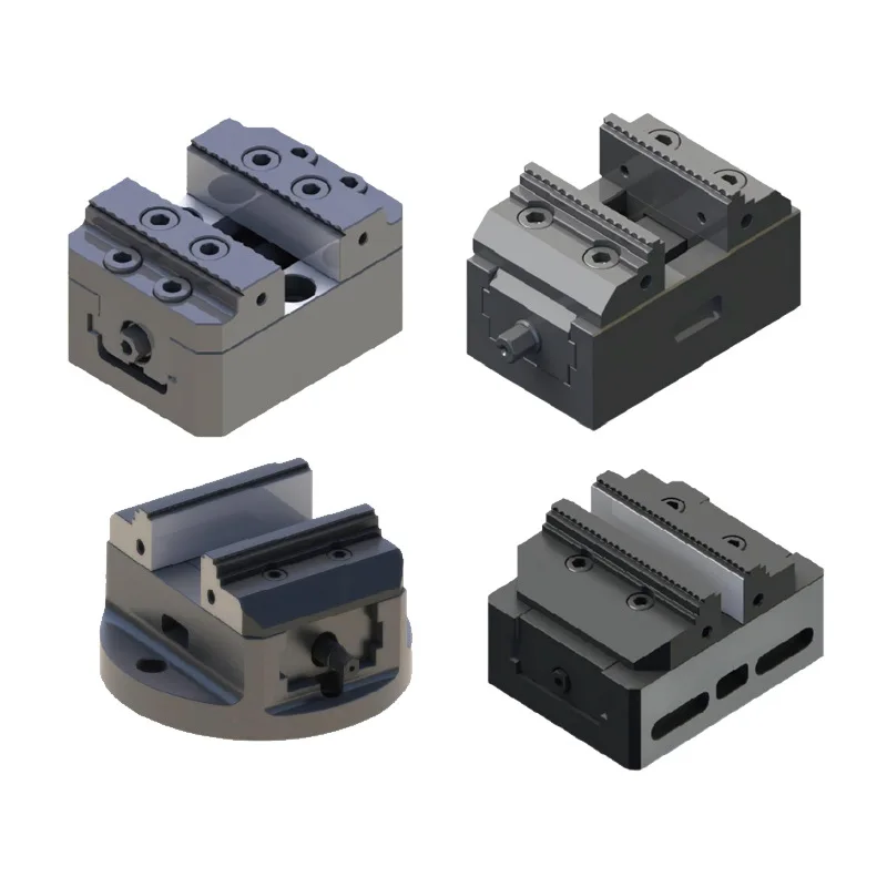 Self-centering vice four-axis five-axis concentric, precision replaceable soft claw erowa 0.3r universal factory direct sales