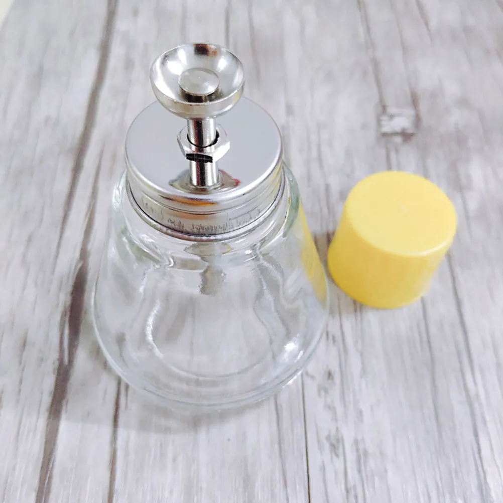 1Pcs Nail Polish Remover Bottle 150Ml Lockable Pump Dispenser Subpackage Portable Stainless Steel Liquid Storage Bottle for Nail