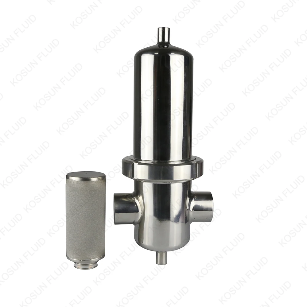 Stainless Steel Gas Air Steam Filter Housing Industrial Filtration Equipment Filter Vessel For Liquid Gas Steam Treatment
