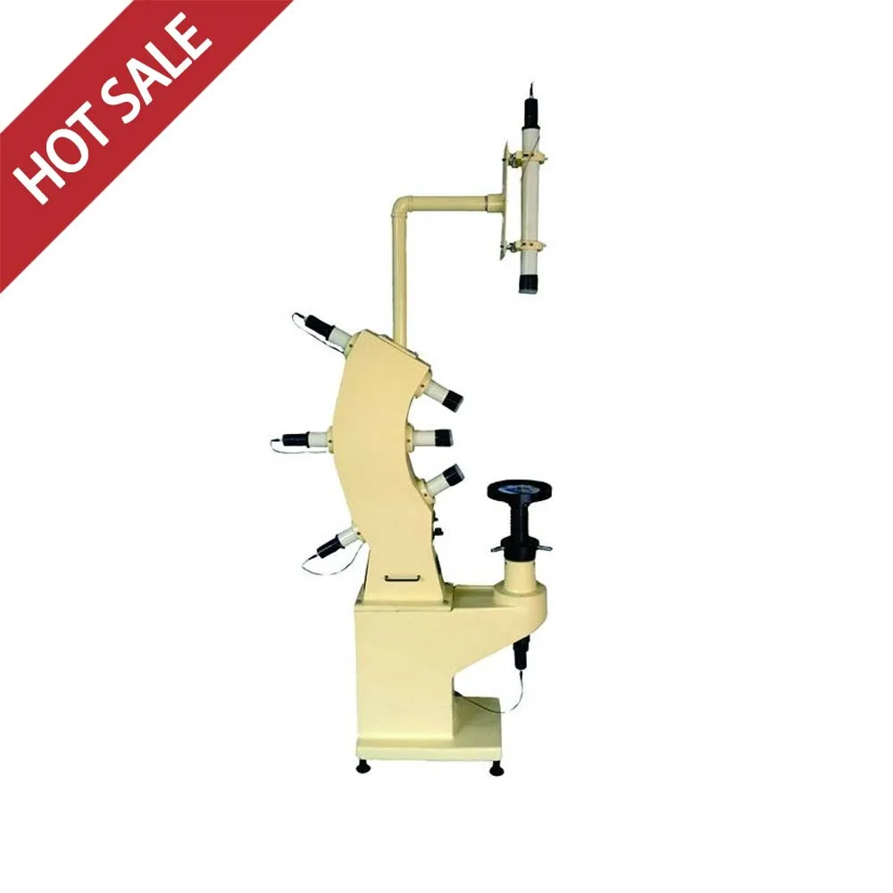 Stół kalibracyjny F550-3T, poziomy kolimator kalibracyjny, stojący na podłodze z rurą zenitową, używany do kalibracji instrumentów.