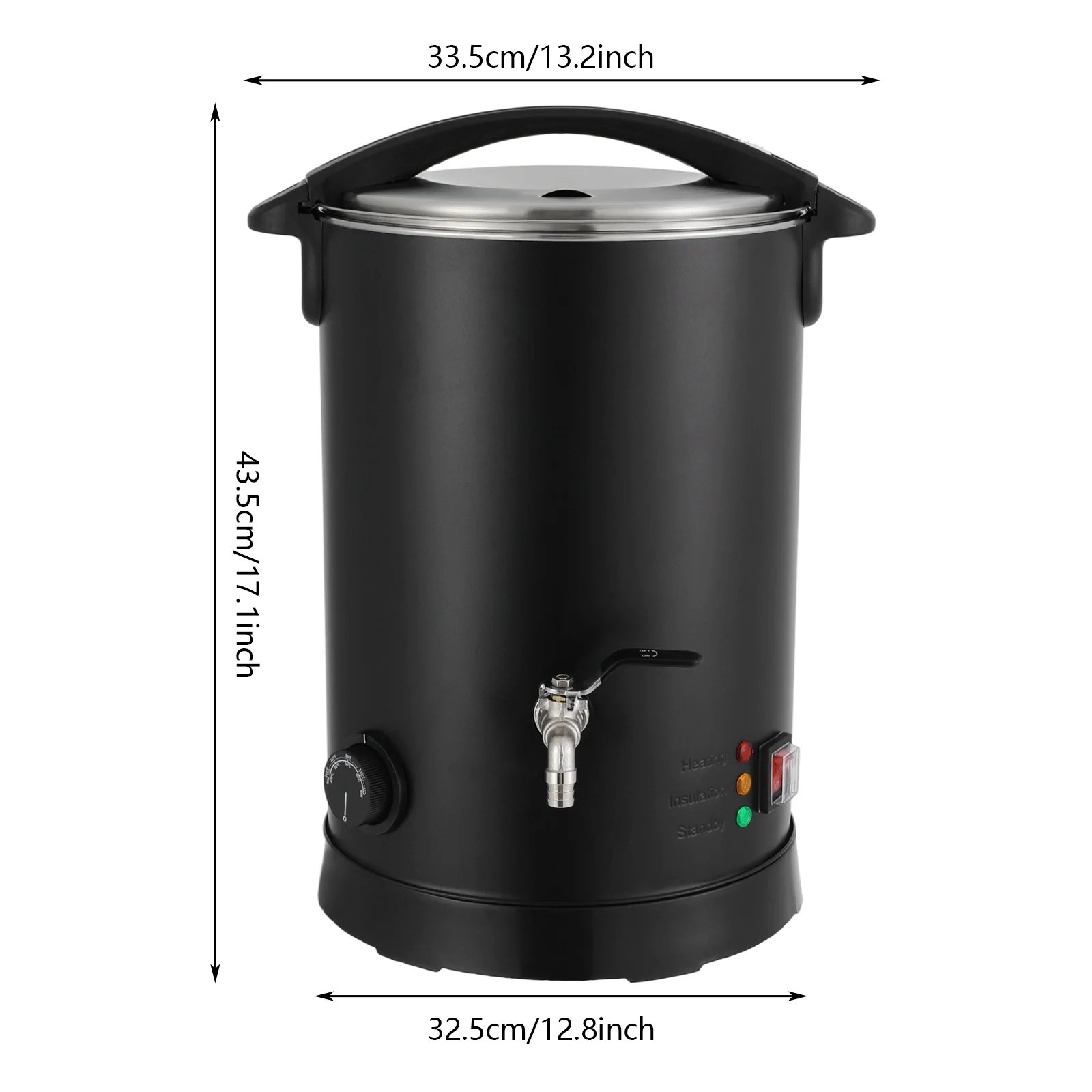 

Плавильник воска на 10 л, электрический плавильный котел для воска мощностью 1100 Вт, горшок для плавления воска для изготовления свечей из нержавеющей стали