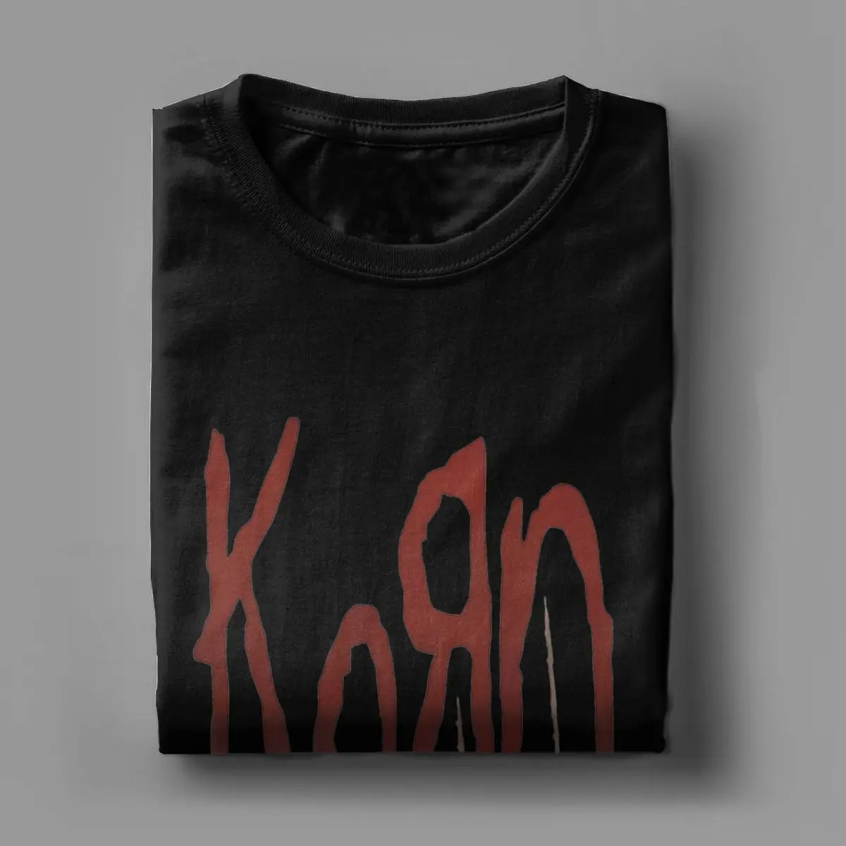 Korn Men's T Shirt Rock Band Vintage Tees Short Sleeve O Neck T-Shirts Cotton 4XL 5XL Clothes image 5