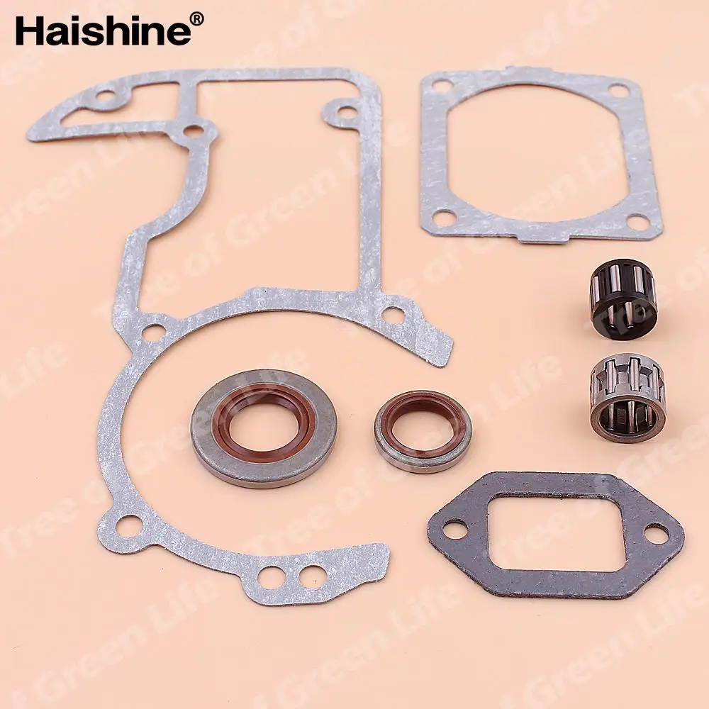 Crankcase Cylinder Muffler Gasket Set For Stihl MS660 MS650 066 Oil Seal Clutch Piston Needle Bearing Chainsaw