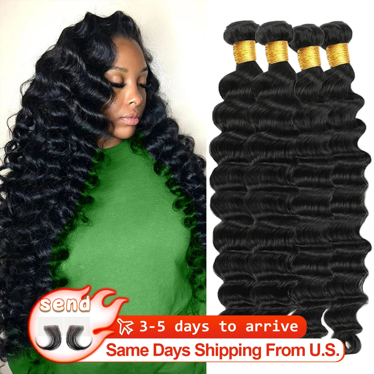 30 36 40 بوصة حزم موجة فضفاضة نسج الشعر حزم 1/3/4 قطعة 100% وصلات شعر بشرية الطبيعية البرازيلي ريمي موجة الشعر حزم