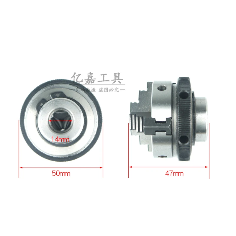 Four Jaw Chuck K02-50 self-centering DIY Mini Micro Small Lathe Precision Chuck Beads Machine Use