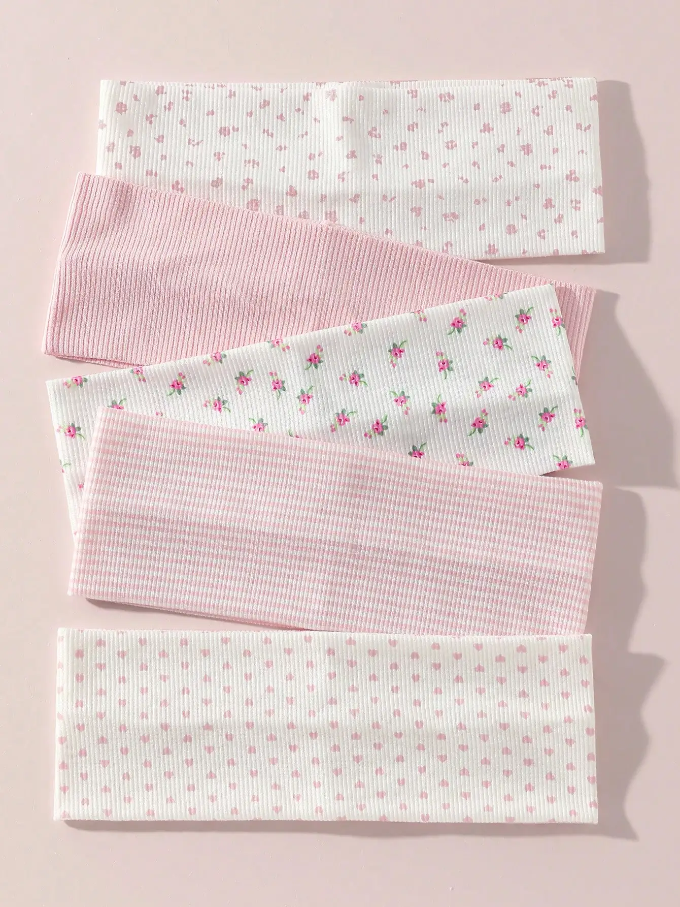 

Набор из 4 женских модных эластичных повязок на голову в горошек и однотонных, для умывания, макияжа, спорта и пляжа